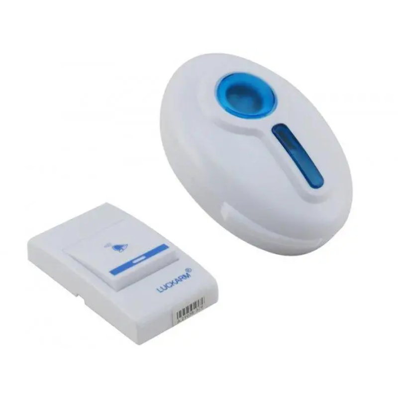 Дверний бездротовий дзвінок на батарейках 8620 / Білий