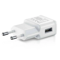 Оригинальное зарядное устройство / адаптер 5В/2А USB EK-8680 / Белый