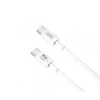 Кабель XO-NB-Q190A / Type C на Type C / для смартфонов / PD 60 ватт / 2 метра / Белый