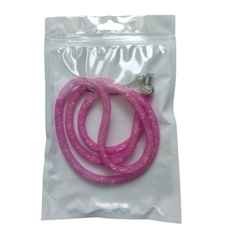 Шнурок на шию для телефону / Рожевий