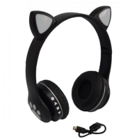 Наушники беспроводные Cat Ear Headphones VZV-23M / Черный