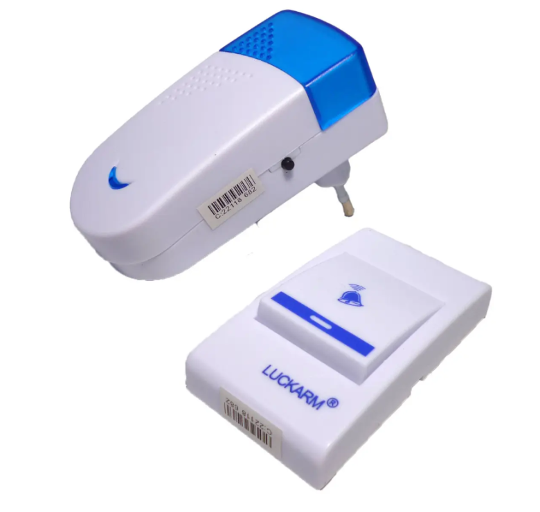 Бездротовий дзвінок Luckarm Intelligent / 8603 / Білий+Синій