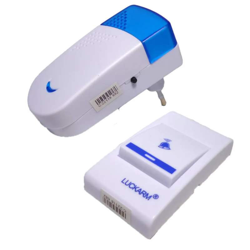 Бездротовий дзвінок Luckarm Intelligent / 8603 / Білий+Синій