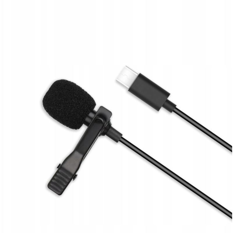 Микрофон для телефона XO MKF-02 / Type-C / 2 метра / Черный