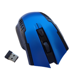 Бездротова мишка Wireless Mouse G-698 / Комп'ютерна мишка бездротова 2.4GHz / Чорний + Синій
