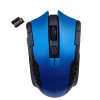 Беспроводная мышка Wireless Mouse G-698 / Компьютерная мышка беспроводная 2.4GHz / Черный + Синий