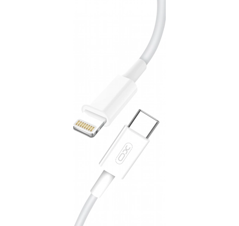 Кабель USB Type C-Lightning XO NB-Q189A / 20W / 1 метр / Белый