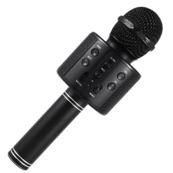 Bluetooth-мікрофон для караоке Handheld WS-858 / Чорний