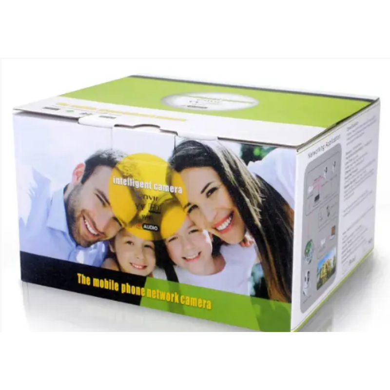 Камера UKC беспроводная поворотная IP Wi-Fi microSD 6030А / с разрешением 1080Р/ Белый