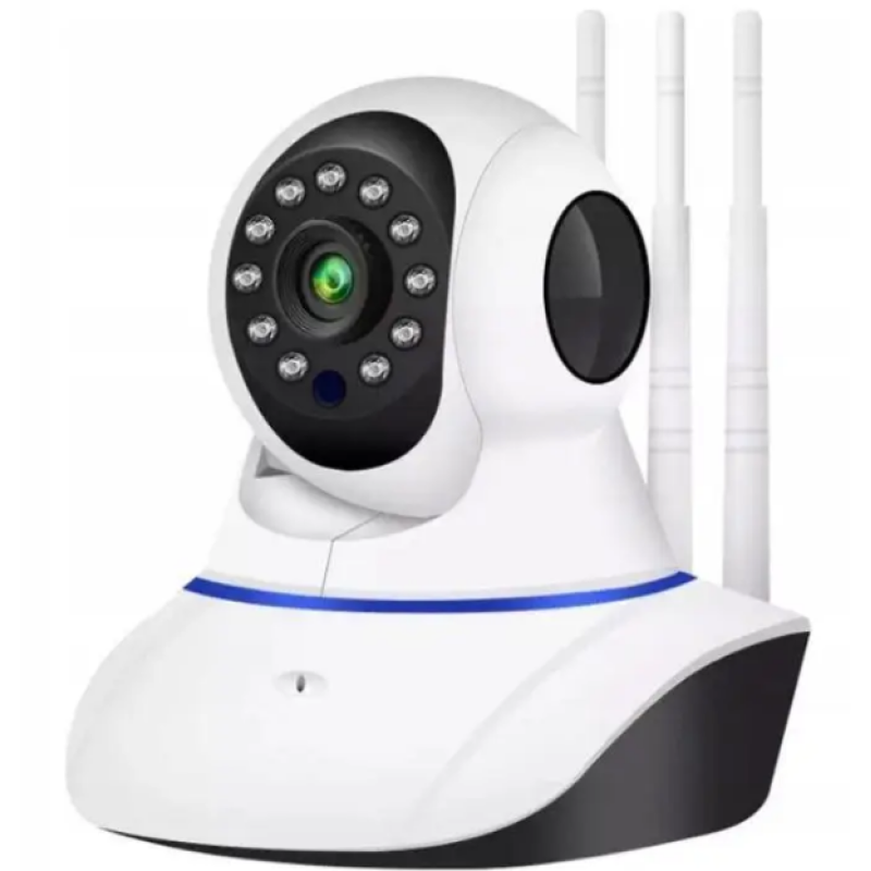 Камера UKC беспроводная поворотная IP Wi-Fi microSD 6030А / с разрешением 1080Р/ Белый