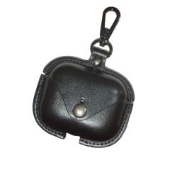 Шкіряний чохол для AIRPODS PRO PROTECTIVE CASE / Чорний