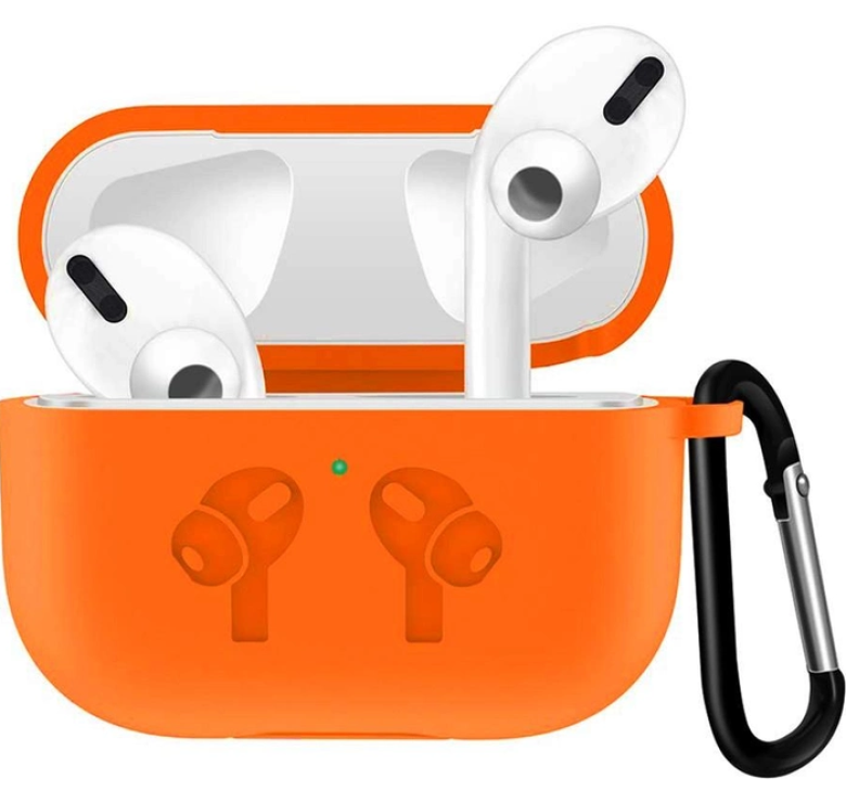 Чехол Silicon для AIRPODS PRO PROTECTIVE CASE / Оранжевый