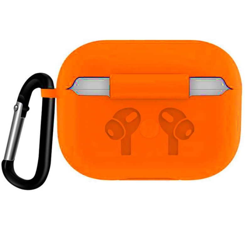 Чехол Silicon для AIRPODS PRO PROTECTIVE CASE / Оранжевый