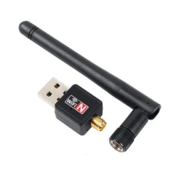 Wi-Fi USB 2.0 модуль Wireless (2367) / Адаптер 802.IIN / 300 Mbps / Чорний