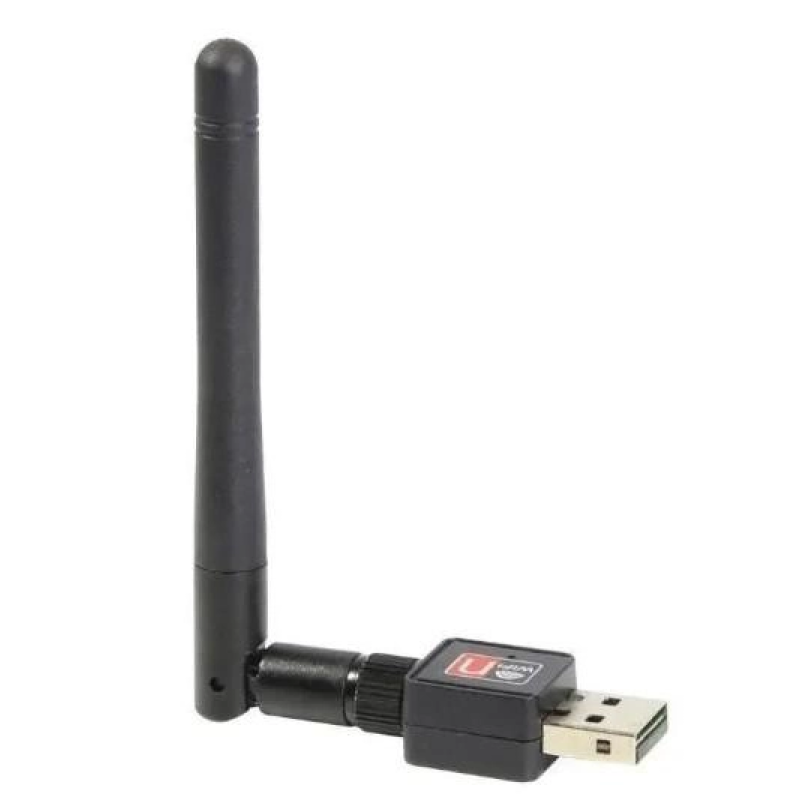 Wi-Fi USB 2.0 модуль Wireless (2367) / Адаптер 802.IIN / 300 Mbps / Чорний