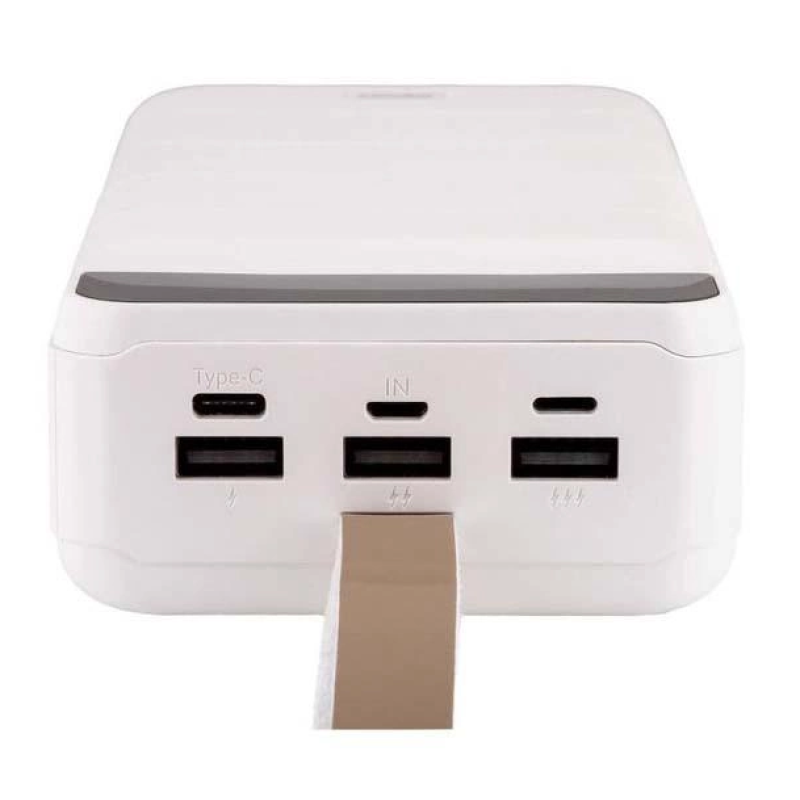 Power Bank Remax RPP-185 50000mAh / Быстрая зарядка 5 вольт / 2.1 Ампера / 50000 mAh / Белый