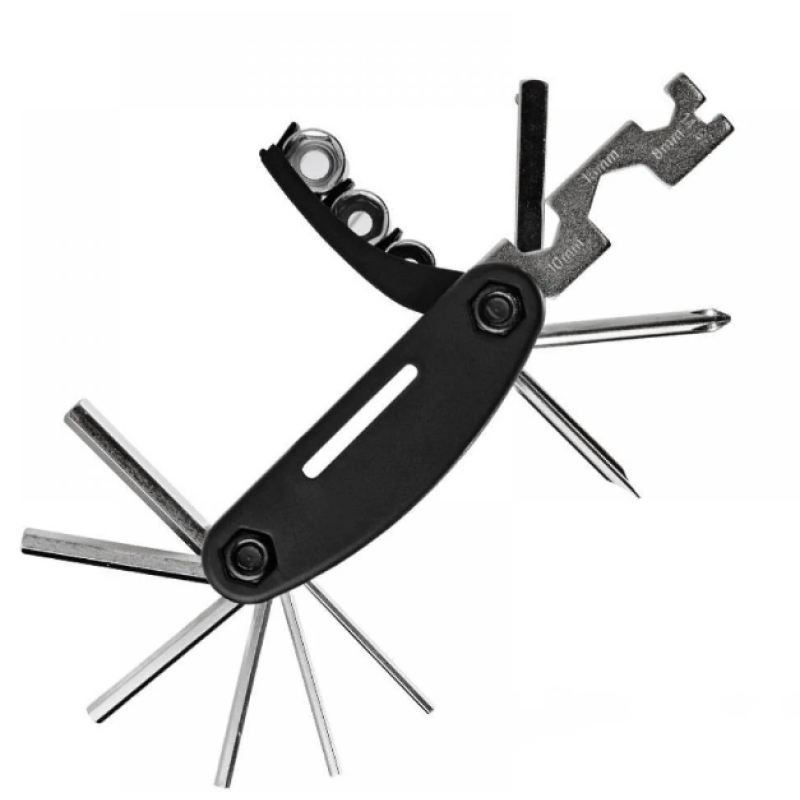Мультитул RockBros для велосипеда / набор инструментов 16в1 ключи/головки/шестигранники/отвертки (GJ1601)