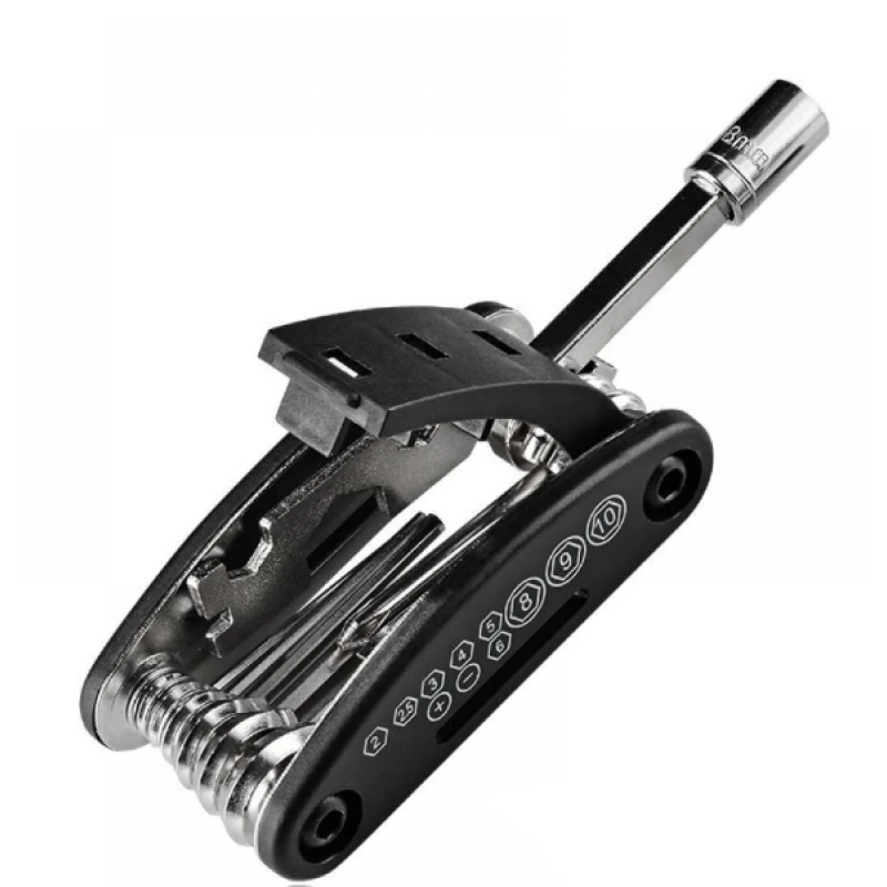 Мультитул RockBros для велосипеда / набор инструментов 16в1 ключи/головки/шестигранники/отвертки (GJ1601)