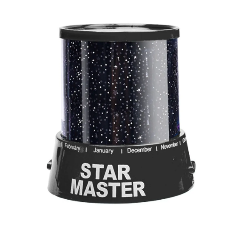 Ночник Star Master / светильник проектор звездного неба Gizmos / Черный