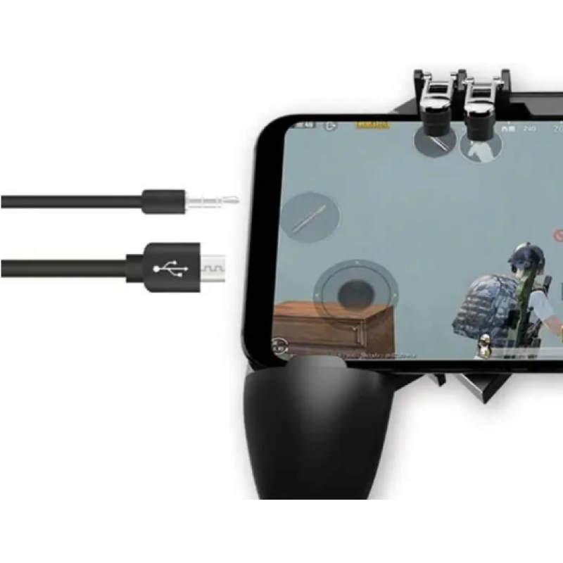 Триггер мобильного игрового контроллера HOCO / Геймпад / Игровой контроллер Hoco/ Черный