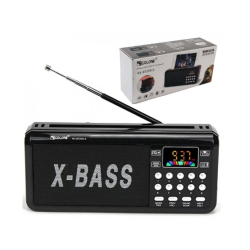 Радіоприймач GOLON RX-BT205L / Радіо RX RX-BT205L / ФМ приймач з флешкою/ Чорний