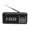 Радиоприемник GOLON RX-BT205L / Радио RX RX-BT205L / ФМ приемник с флешкой/ Черный