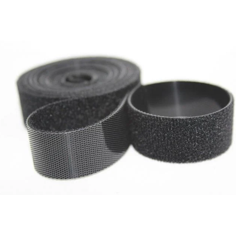 Органайзер для кабелю/ Стяжка/ Липучка / Хомут для проводів нейлон 5 м x 2 см / Чорний