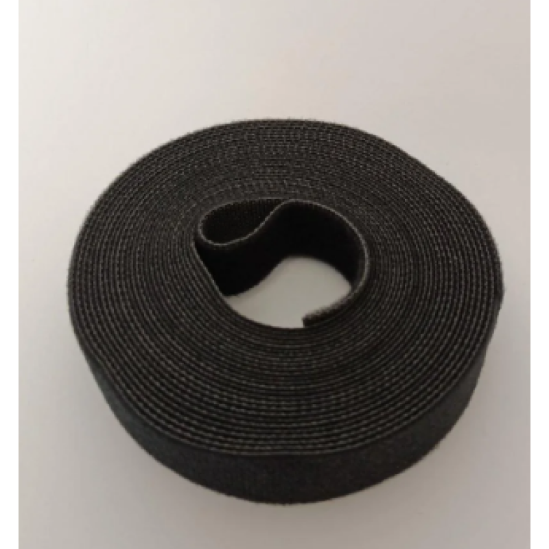 Органайзер для кабелю/ Стяжка/ Липучка / Хомут для проводів нейлон 5 м x 2 см / Чорний