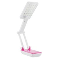 Настольная Led-лампа Lostwell №1018 L / Светодиодная фонарь-лампа / Розовый