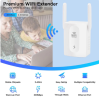 Репитер Wireless / Wi-Fi Усилитель 300 Мбит / Беспроводной Wi-Fi репитер с двумя антеннами / Белий