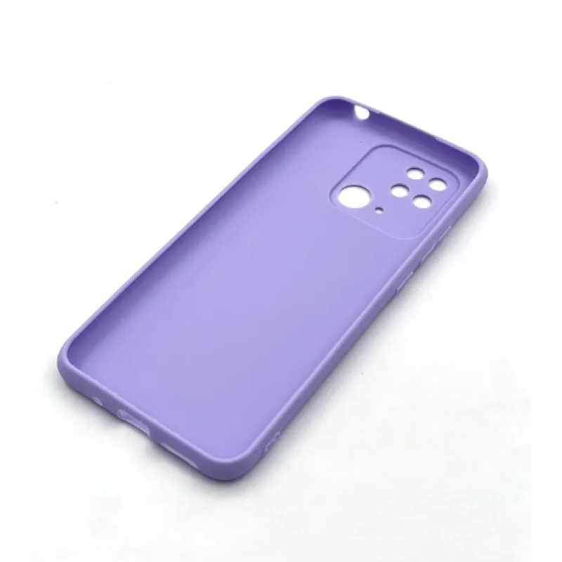 Чохол Fashion Silicone case (матовий) для Xiaomi Redmi 10С / Бузковий