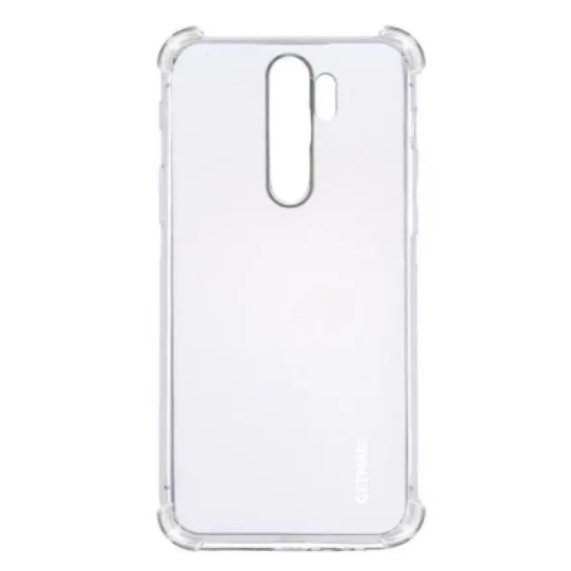 Силиконовая накладка (бампер) для смартфона Xiaomi Redmi 9 / Air Skin Crashproof / Прозрачный