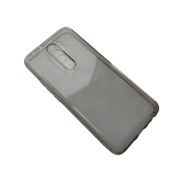 Силіконова накладка (бампер) для смартфону Xiaomi Redmi 9/9 Prime/Poco M2/Space TPU/Прозорий чорний