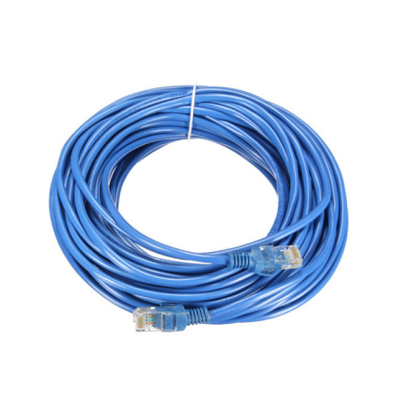 Кабель патч-корд LAN – LAN для интернета / 30 метров / Синий