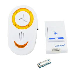 Беспроводной дверной звонок Luckarm Intelligent / 8853 / Белый (Оранжевый)