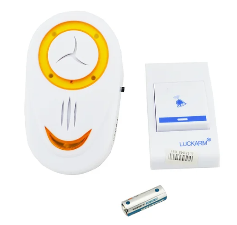 Бездротовий дзвінок Luckarm Intelligent / 8853 / Білий (Помаранчевий)