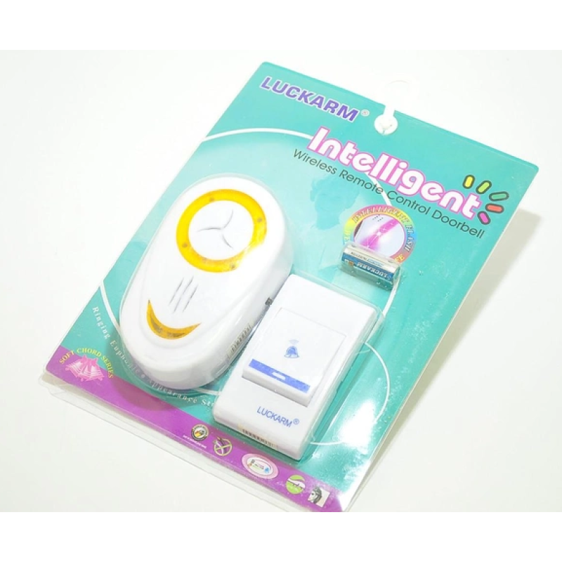 Беспроводной дверной звонок Luckarm Intelligent / 8853 / Белый (Оранжевый)