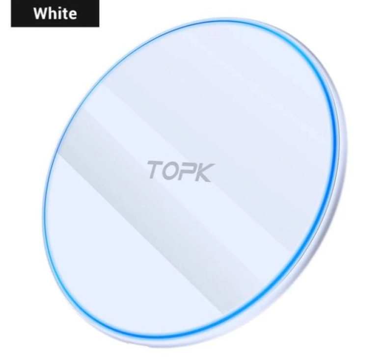 Беспроводное оригинальное зарядное устройство для TOPK B02W быстрая зарядка 10W / Белый