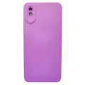 Силіконова Lux Matte накладка (бампер) для смартфона Xiaomi Redmi 9A / Рожевий