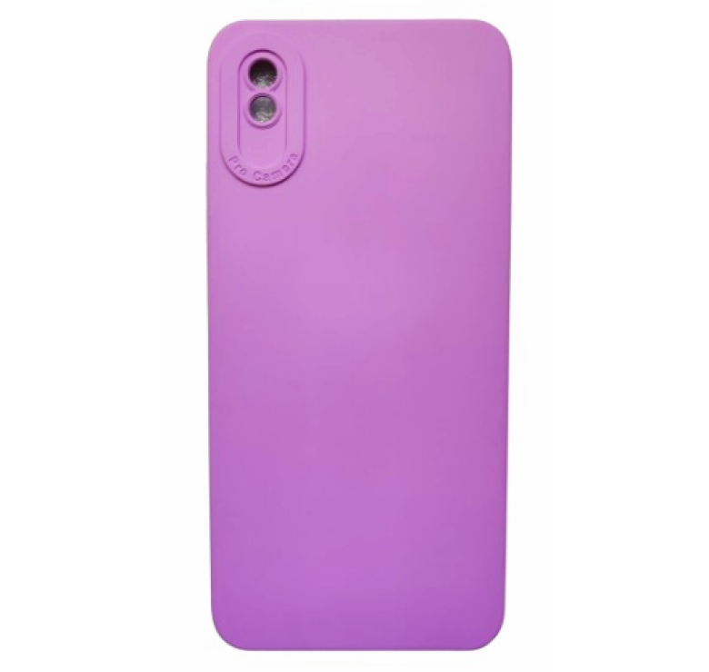 Силіконова Lux Matte накладка (бампер) для смартфона Xiaomi Redmi 9A / Рожевий