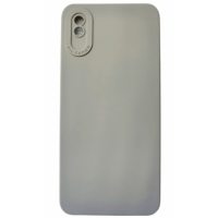 Силіконова Lux Matte накладка (бампер) для смартфона Xiaomi Redmi 9A / Сірий