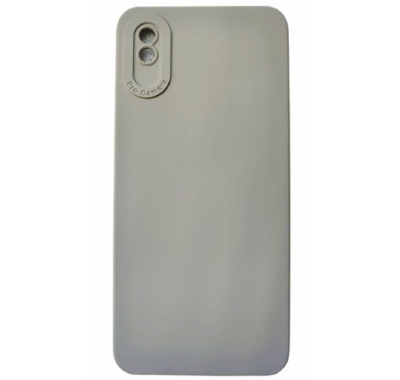 Силіконова Lux Matte накладка (бампер) для смартфона Xiaomi Redmi 9A / Сірий