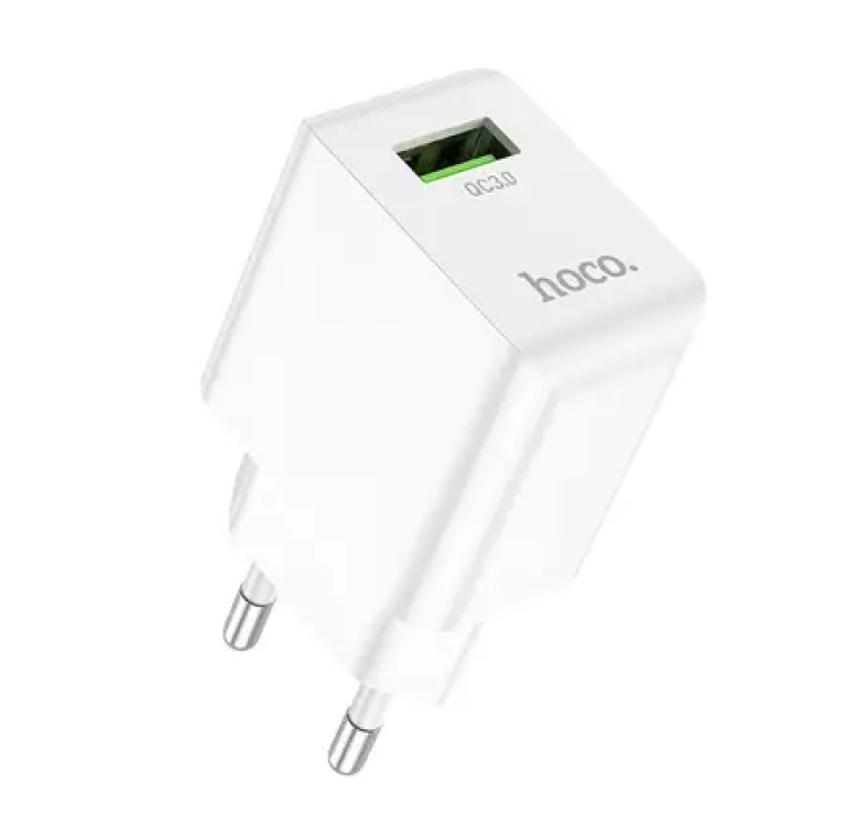 Блок живлення hoco C98A Quick Charge 3.0 18W / Білий