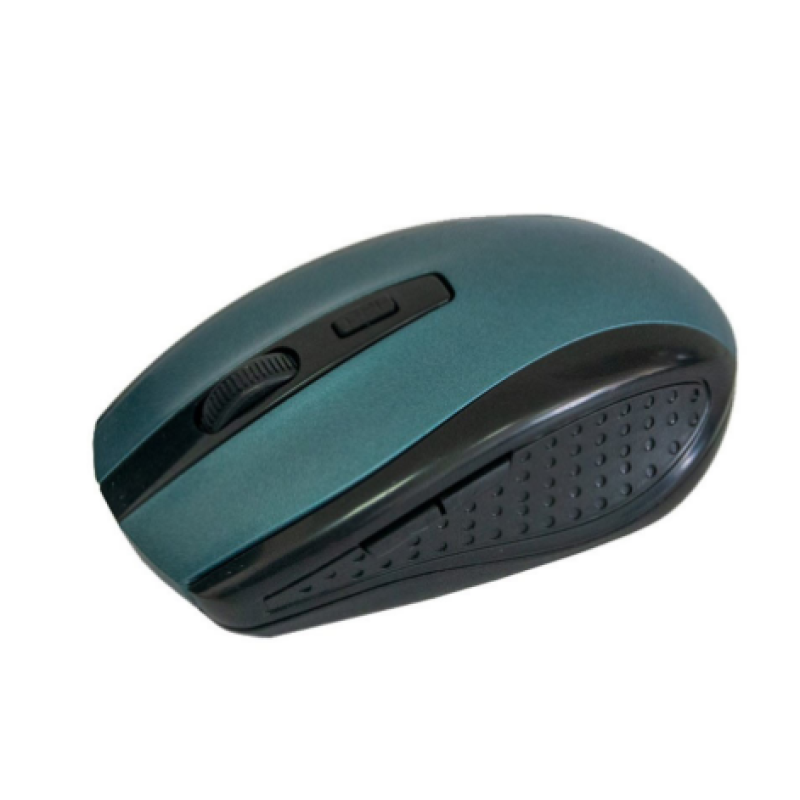 Бездротова мишка Wireless Mouse G-109 / Комп'ютерний ведмедик бездротовий 2.4GHz / Чорно-Зелений
