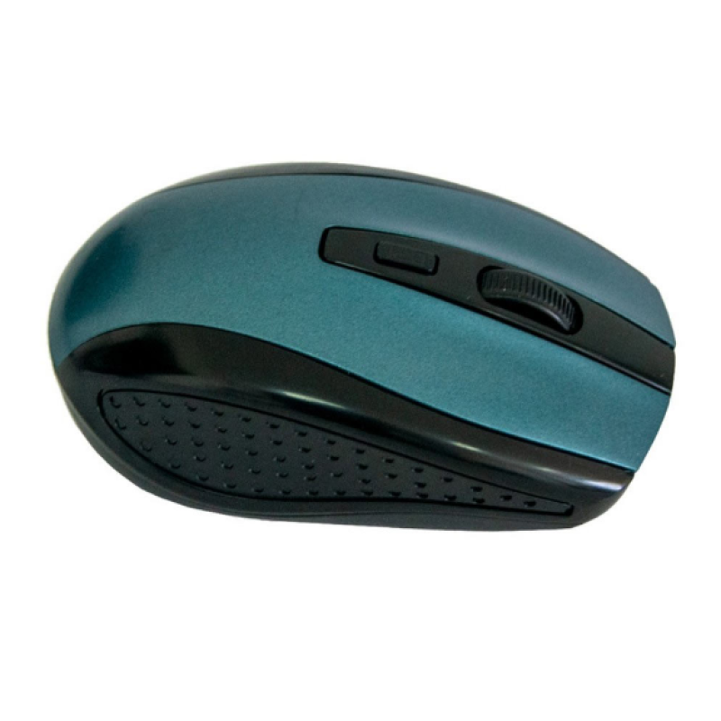 Бездротова мишка Wireless Mouse G-109 / Комп'ютерний ведмедик бездротовий 2.4GHz / Чорно-Зелений