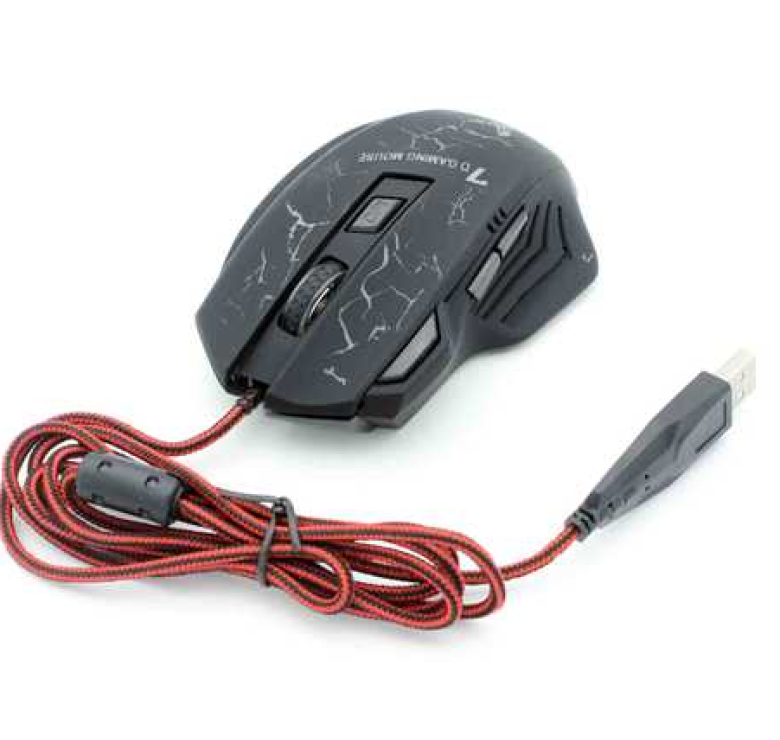 Провідна миша Gaming Mouse X7 з підсвічуванням / Комп'ютерна мишка провідна 1.5M / Чорний