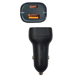 Зарядка автомобильная от прикуривателя для смартфонов XO-CC37/ Быстрая зарядка Quick Charge 3.0 / Черный