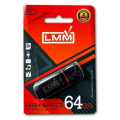 Флеш накопитель USB на 64 гб / скорость 2.0 "LMM" Classic / Черный