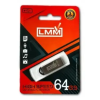 Флеш накопитель USB на 64 гб / скорость 2.0 "LMM" Fit series / Серебряный