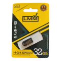 Флеш накопитель USB на 32 гб / скорость 2.0 "LMM" mini Fit series / Серебряный